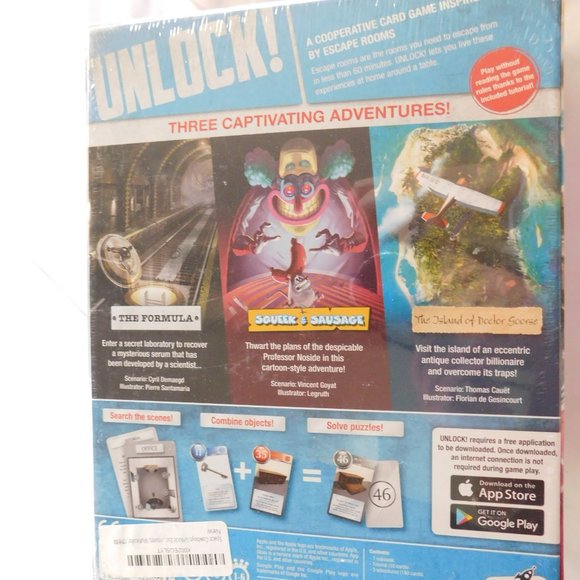 Unlock! Escape Adventures Game NEW SEALED - Picture 2 of 4